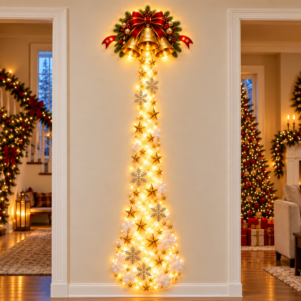 Wall cascade christmas edition