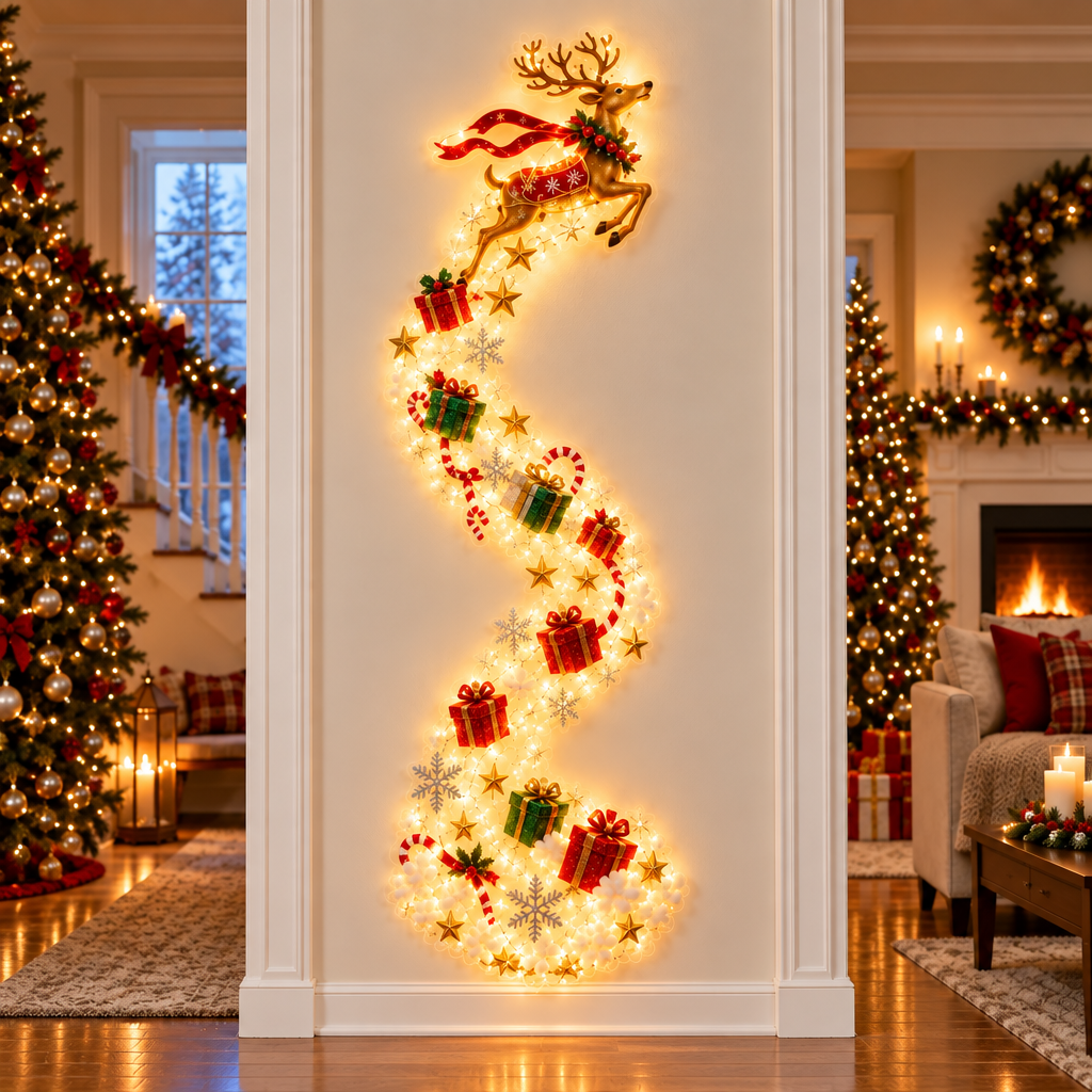 Wall cascade christmas edition