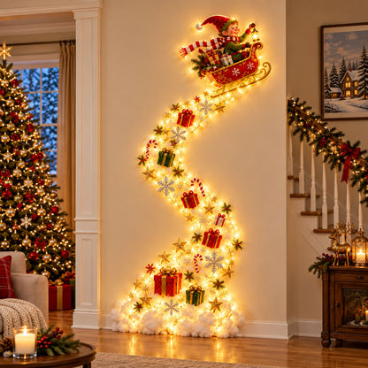 Wall cascade christmas edition