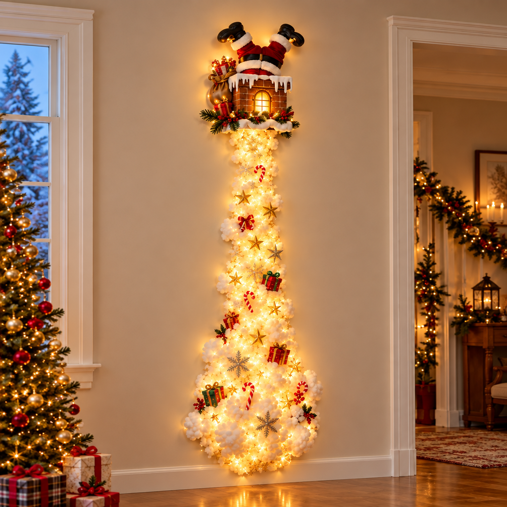Wall cascade christmas edition