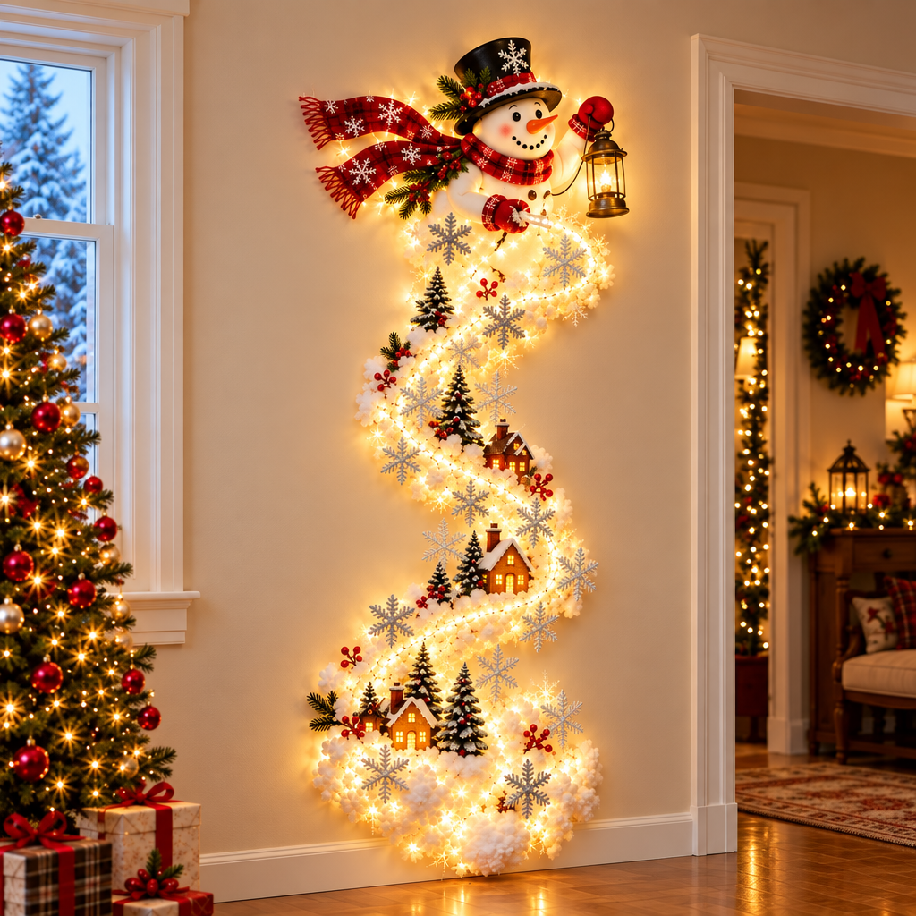 Wall cascade christmas edition
