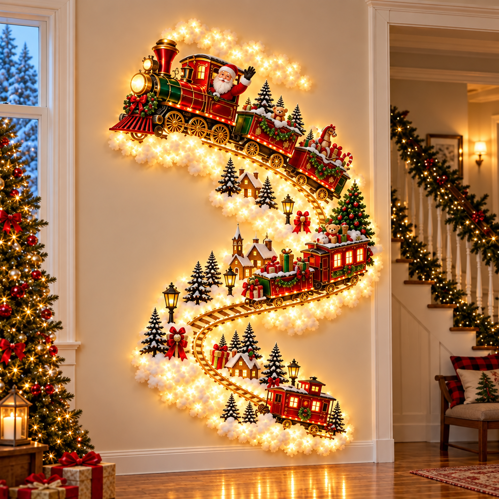 Wall cascade christmas edition
