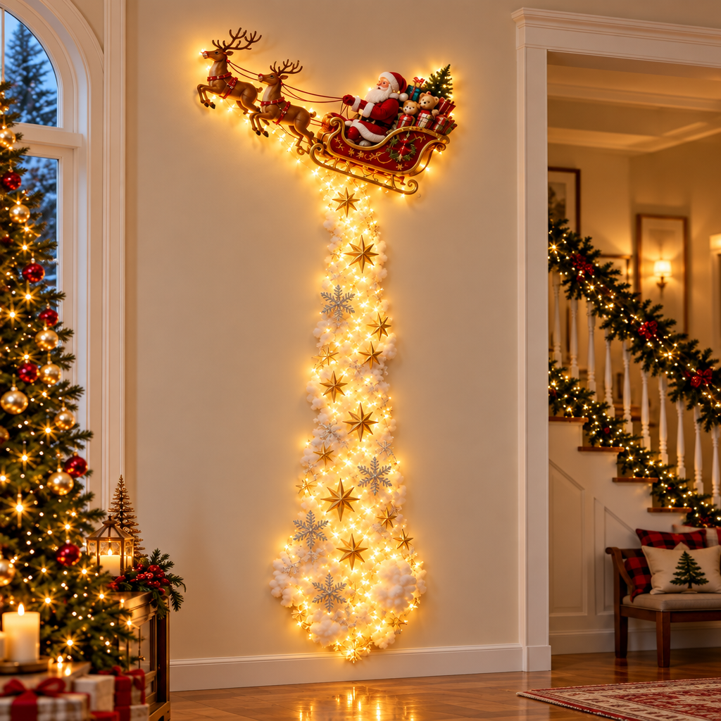 Wall cascade christmas edition