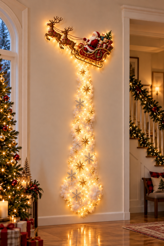 Wall cascade christmas edition